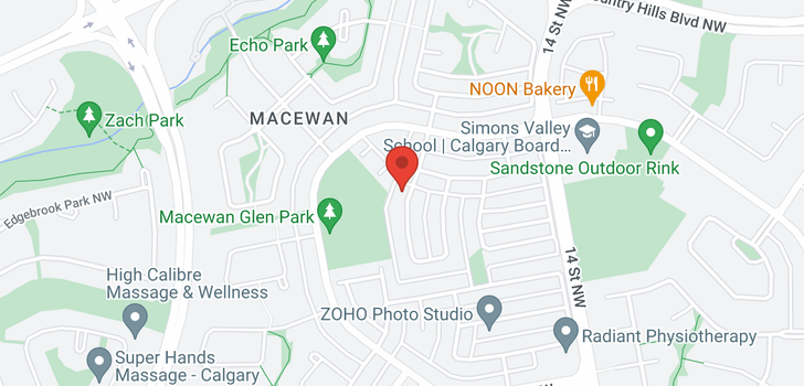 map of 51 MacEwan Meadow Way NW